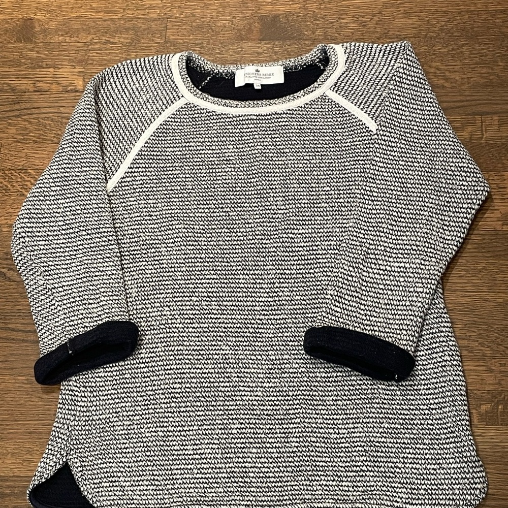 Designers Remix Navy/White Sweater